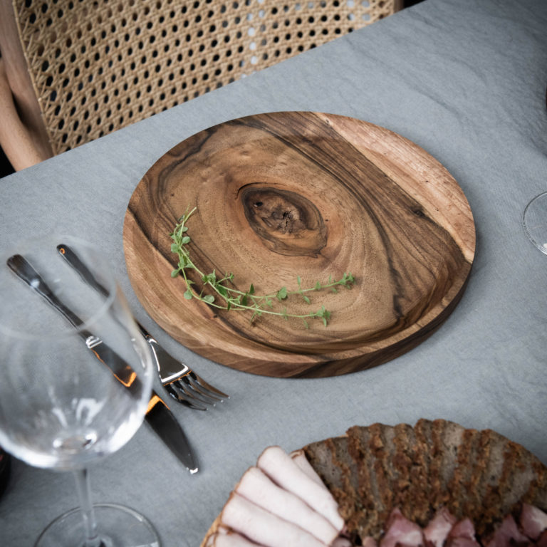 festive table and thoughtful gifts