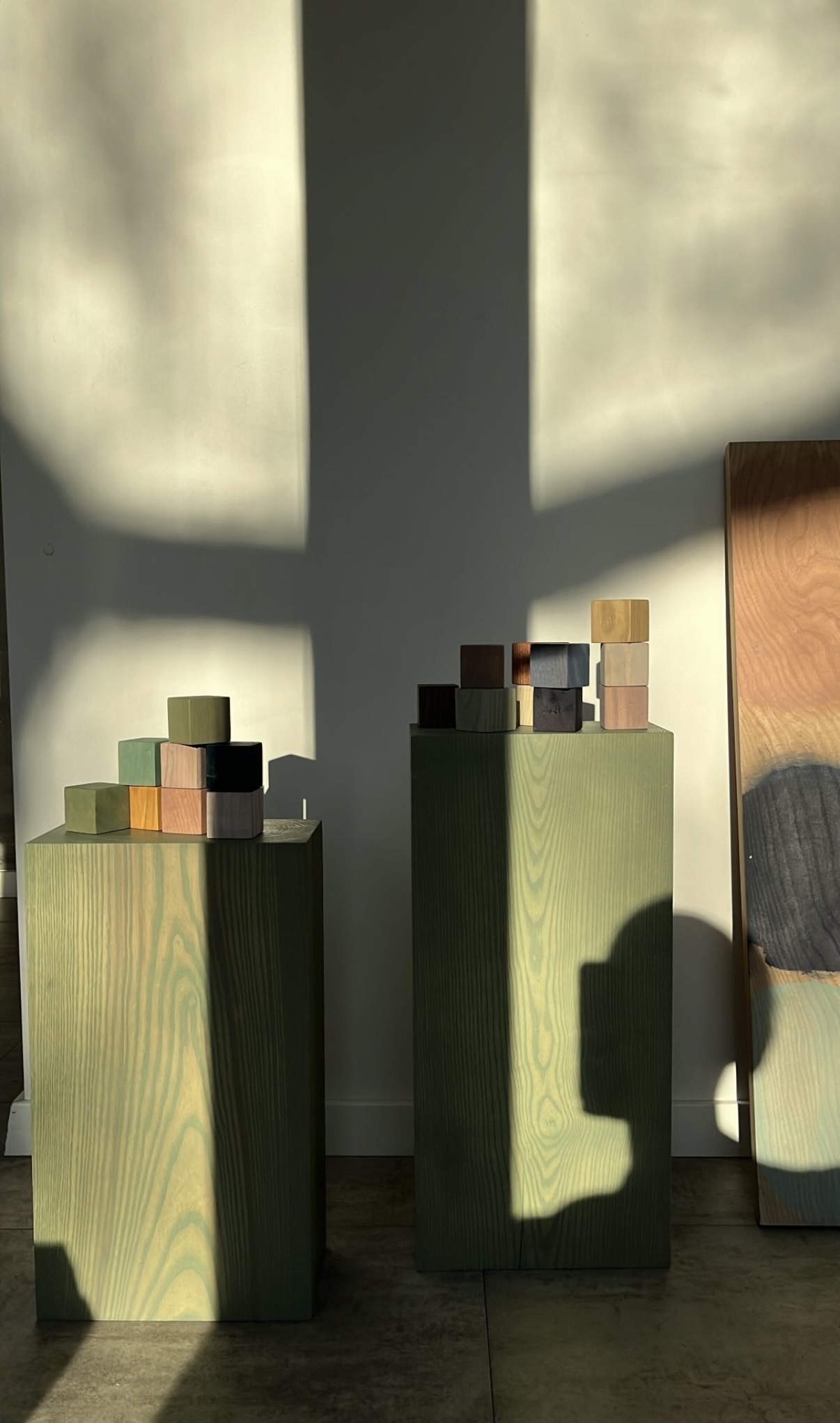 A little more colour in wood and home